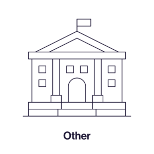 icon of a building with text saying "other"